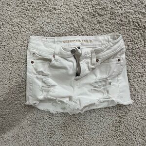 White American eagle jean shorts size 2